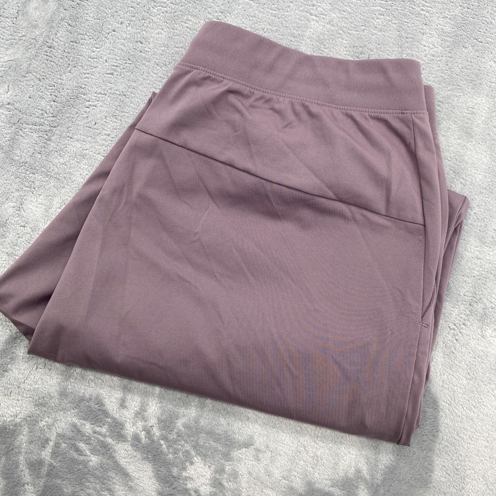 Uniqlo Dry-Ex Ultra Stretch Active Joggers Womens Medium Mauve Purple **FLAW*